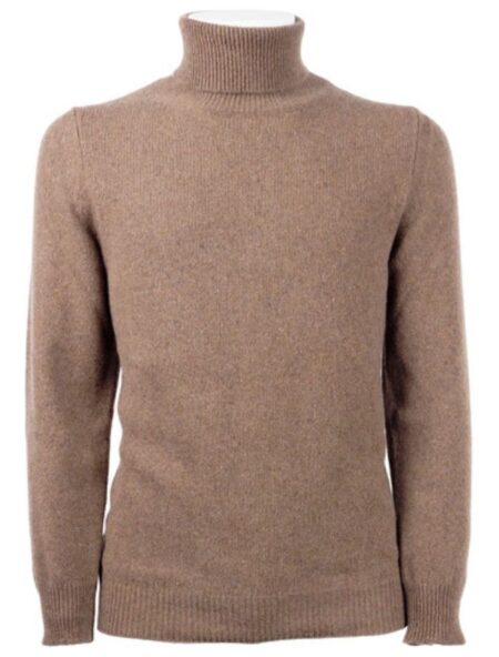 MEN'S SWEATER HIGHT NECK MIX CASHMERE VICTORIA LUXURY 87033