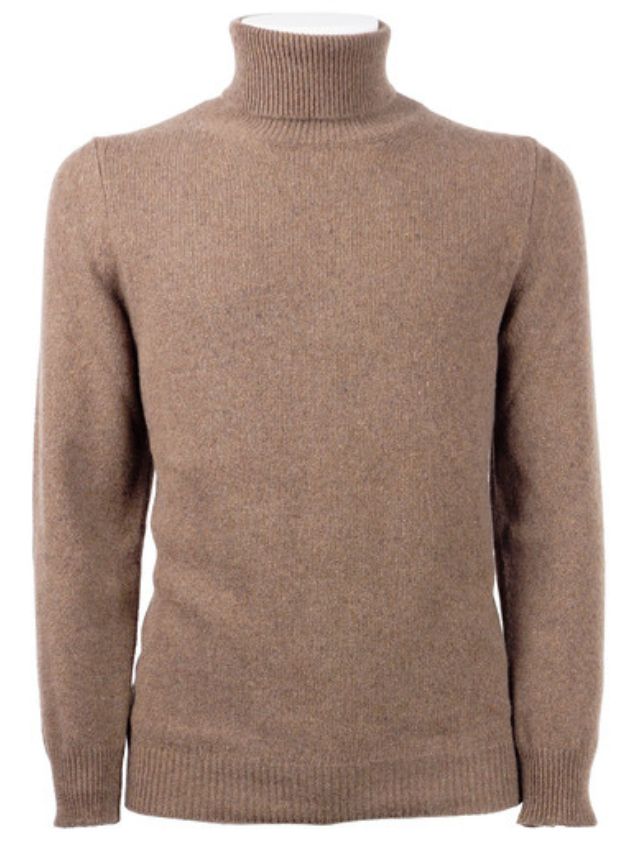 MEN'S SWEATER HIGHT NECK MIX CASHMERE VICTORIA LUXURY 87033